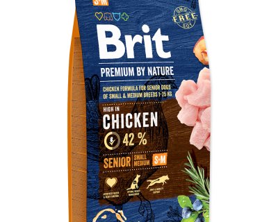  BRIT Premium by Nature Senior S+M  8kg