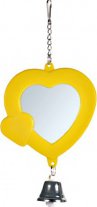 Trixie zrcátko srdíčko se zvonečkem 7 cm
