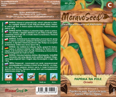 Paprika zel. - sl. kápie ORNELA_60 s