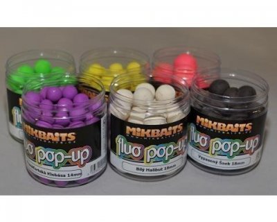 Plovoucí Fluo boilie Mikbaits 18mm ananas