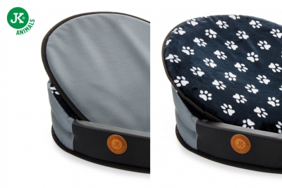 Pelíšek Tlapka černá XL, velký, 80 cm