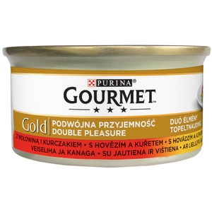 Gourmet gold hovězí+kuře 85g