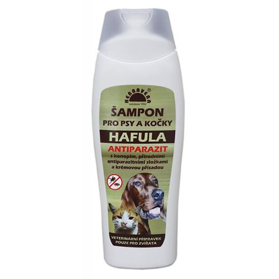 Šampon antiparazitní pro psy a kočky HAFULA 250 ml 1