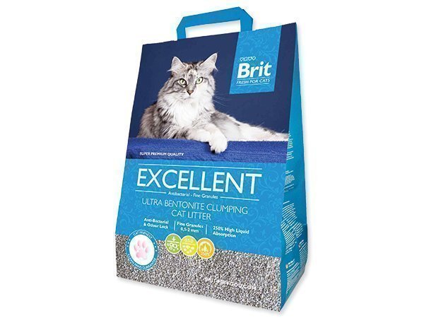  Kočkolit BRIT Fresh for Cats Excellent Ultra Bentonite  (5kg)           