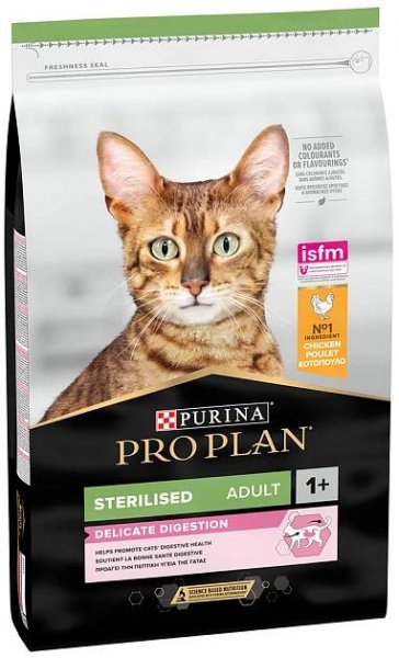 PURINA® PRO PLAN® STERILISED Adult 1+ s Delicate Digestion s kuřetem 3kg