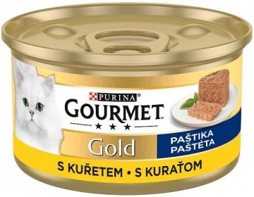 Gourmet Gold konz. kočka pašt. s kuř.masem 85g