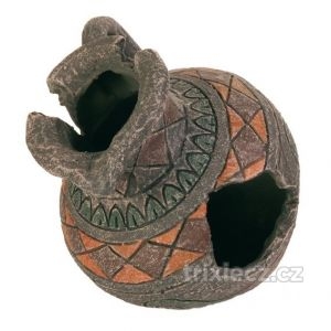 Dekorace románský džbán 13,5x12,5cm