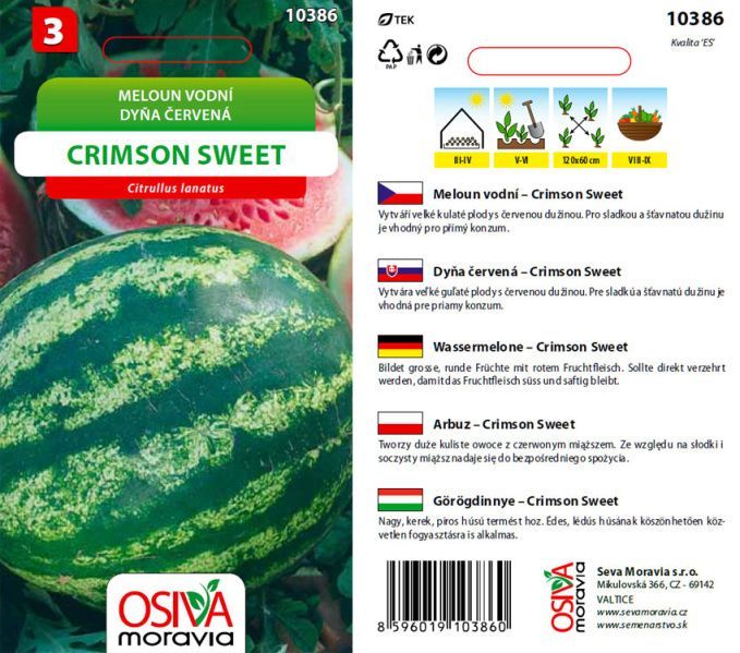 Meloun vodní CRIMSON SWEET_0,5 g