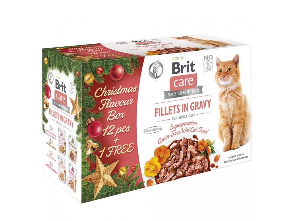 Brit Care Cat Christmas multipack 12+1 ZDARMA
