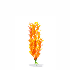Orange Ludwigia , akvarijní plastová rostlinka 18-21cm