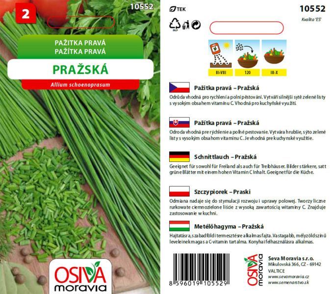 Pažitka pravá PRAŽSKÁ_1,5 g