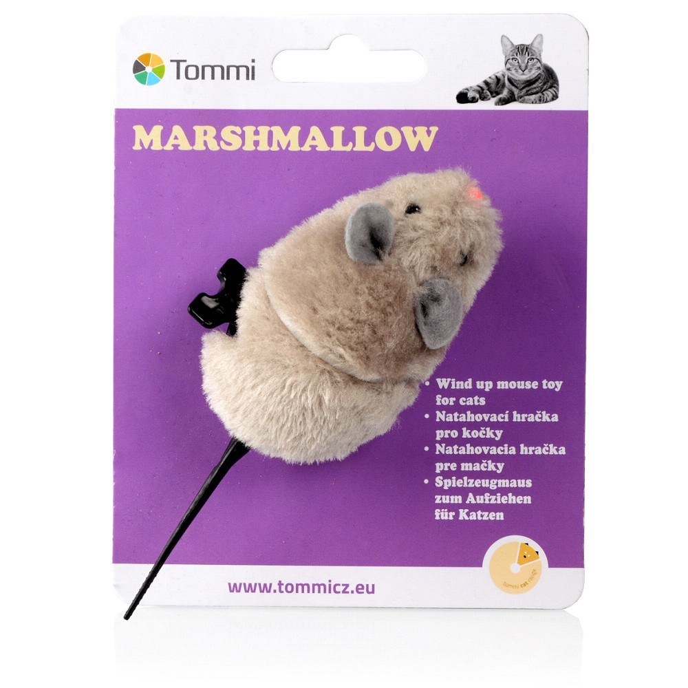 Myška Marshmallow na klíček, 8cm